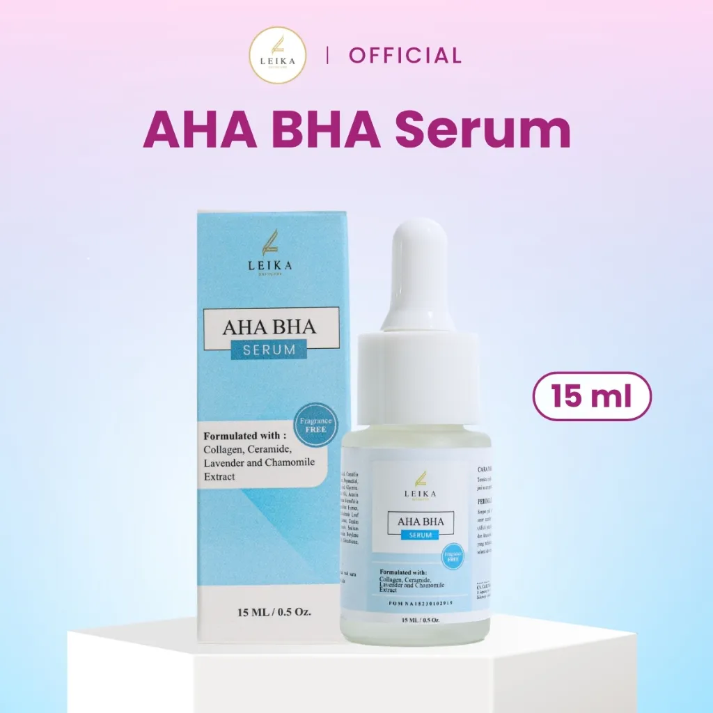 Leika Skincare Serum AHA BHA Resmi BPOM