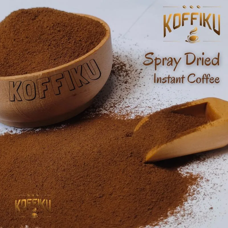 [Bulky] Spray Dried Instant Coffee (Robusta 100%) 1000 gram/ Black Instant Coffee / Kopi Tanpa Ampas