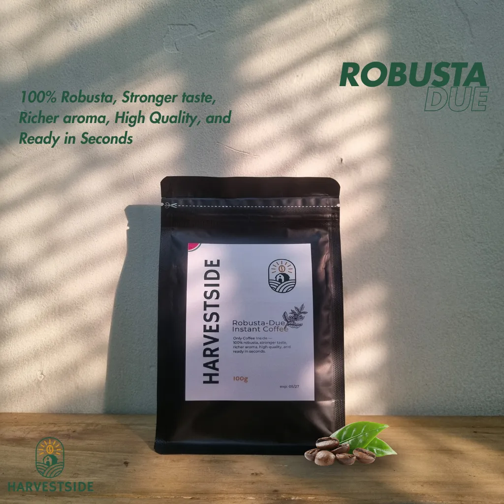 Kopi Instan Tanpa Ampas Robusta Due | Instant Coffee Robusta (New Varian) 100g/400g