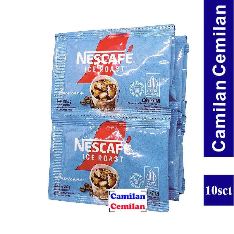 Nescafe Ice Roast Americano Kopi Instan Renceng isi 10 bks x 2 gr