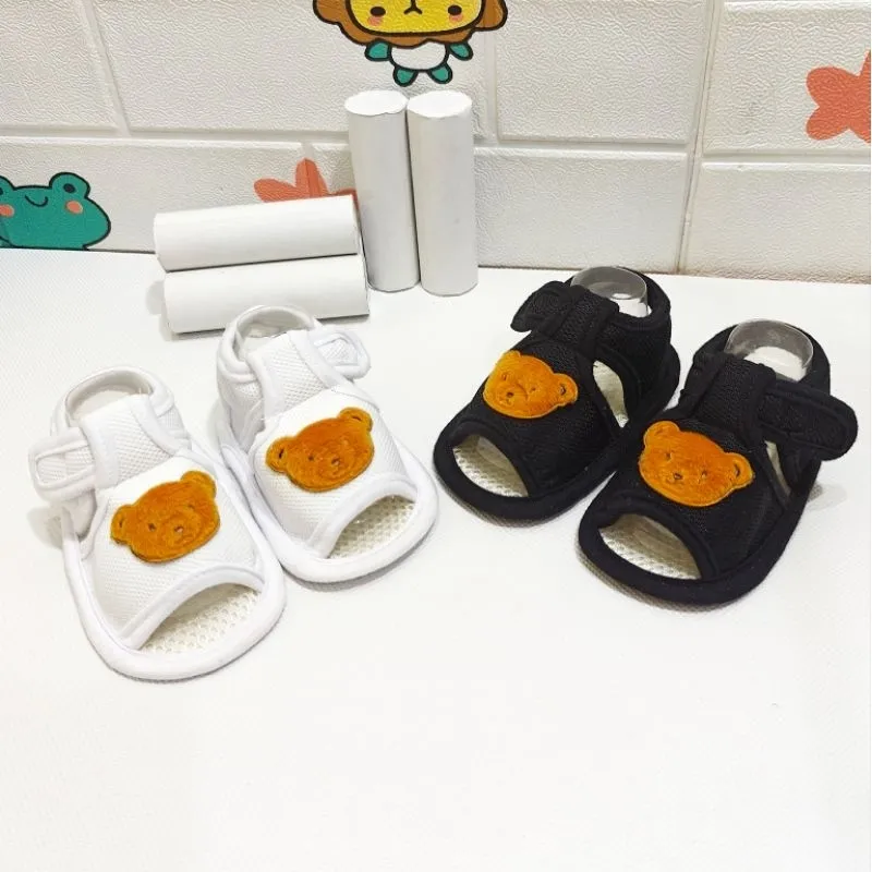 RS90 Series | Sandal bayi prewalker sandal Unisex perekat Teddy Bear usia 0-12 Bulan