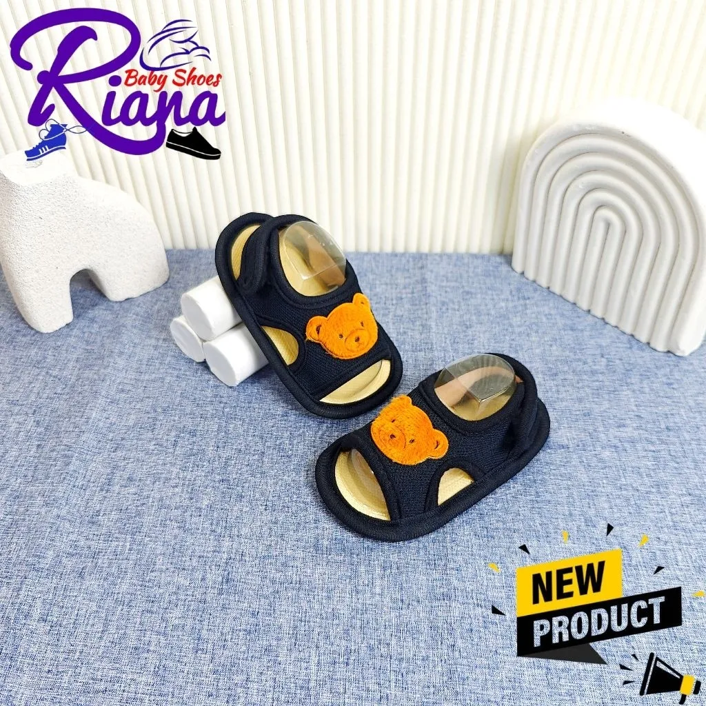 RS40 Motif Series | Sandal bayi prewalker Teddy bear lucu gemoy terbaru usia 0-12 Bulan