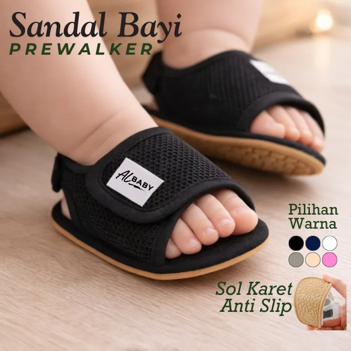 Sandal Bayi Anti Slip Prewalker HALA 0-12 Bulan Cowok Cewek Ringan Nyaman