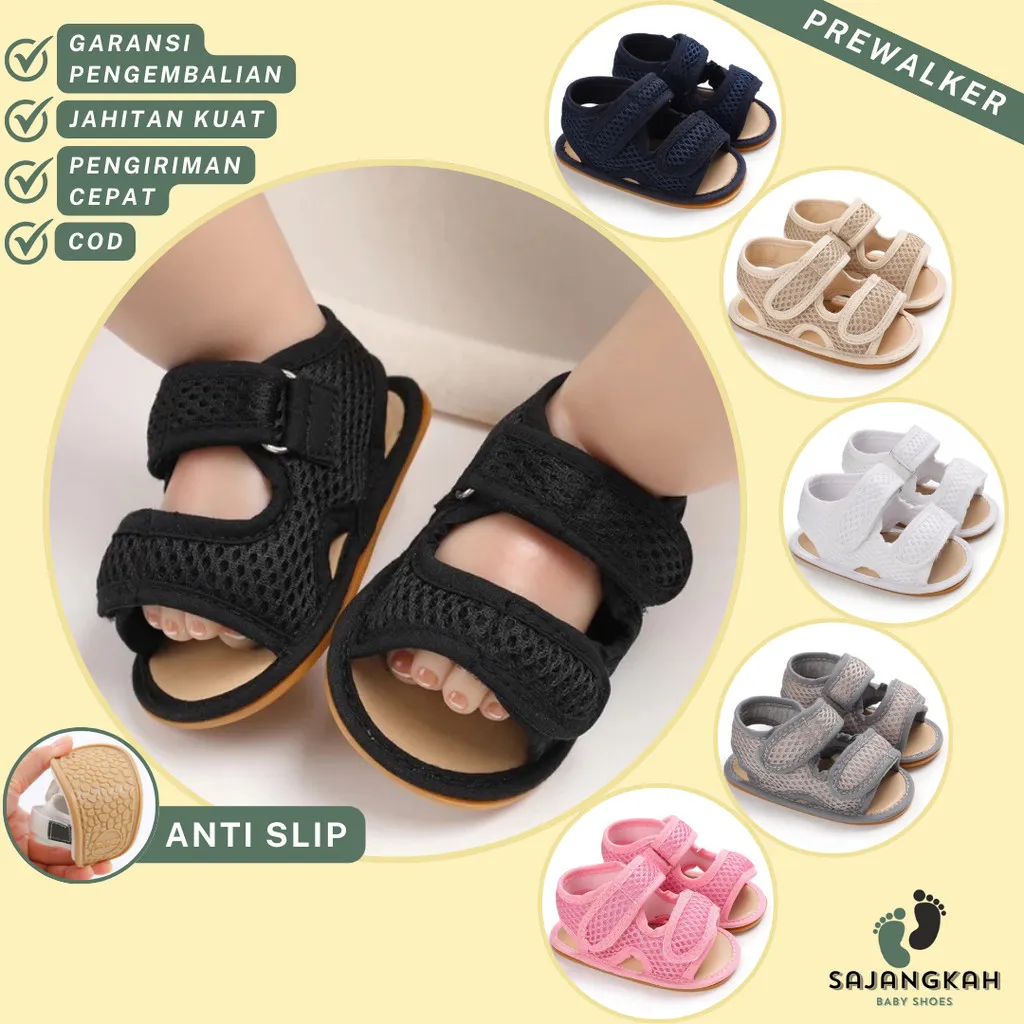 Sajangkah Sepatu Sandal Bayi JALA Laki Laki Perempuan Umur 0 6 12 Bulan 1 Tahun Terbaru