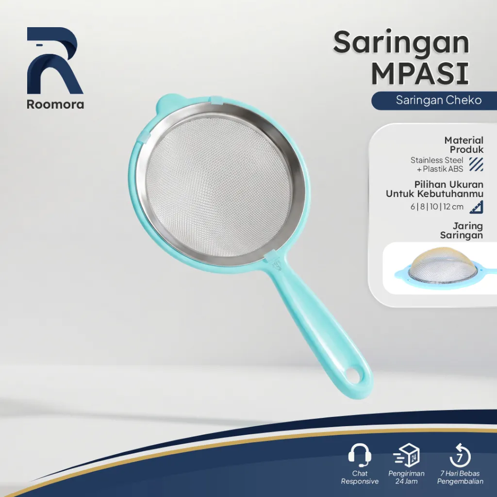 King Balance Saringan Stainless Steel Gagang Plastik Warna Pastel 361