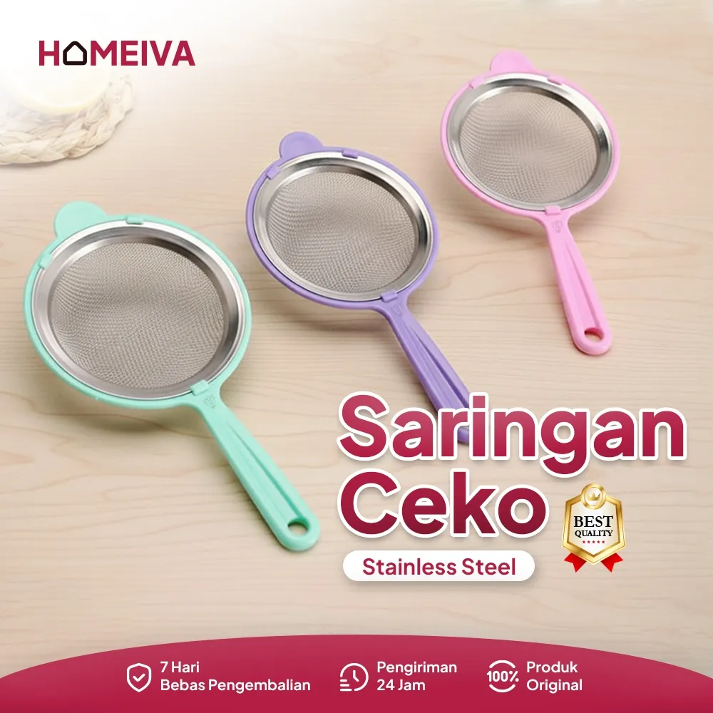 HomeIva Saringan Mpasi Ceko Stainless Steel Skimmer BPA 361