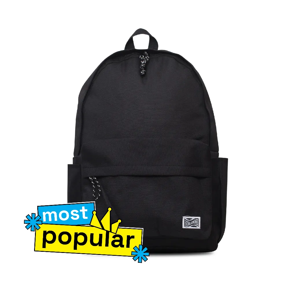 Screamous Tas Backpack BREZY BLACK