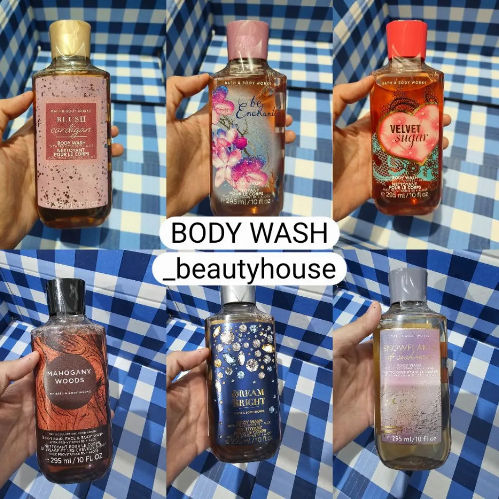 [BACA DESKRIPSI] ORIGINAL NEW BATH AND BODY WORKS BBW MOISTURIZING BODY WASH / SHOWER GEL 296ml