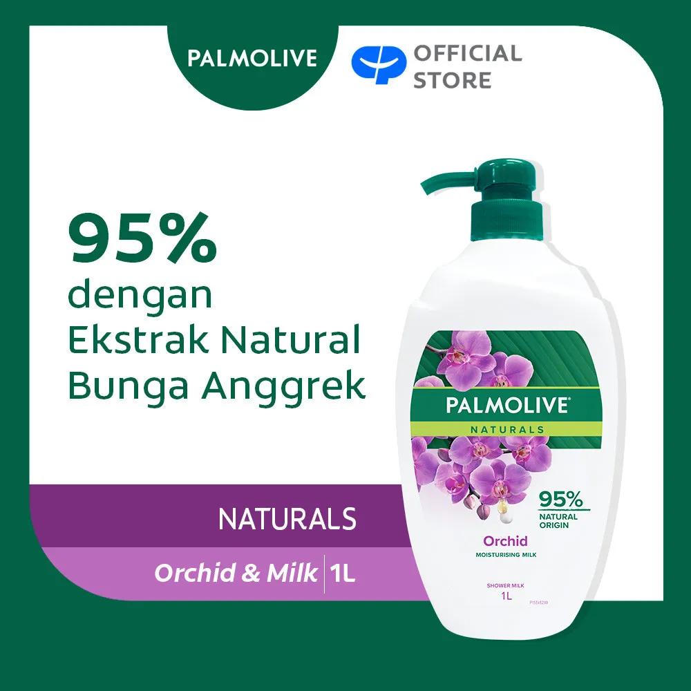Palmolive Naturals Shower Gel Orchid 1L - Sabun Mandi Cair