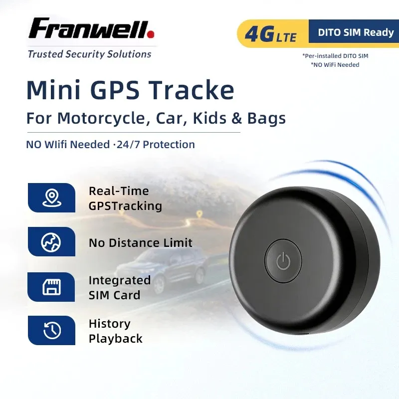 Pelacak GPS Mini Untuk Motor Mobil Anti Maling Real Time Baterai Tahan Lama Support Android iPhone Tracker