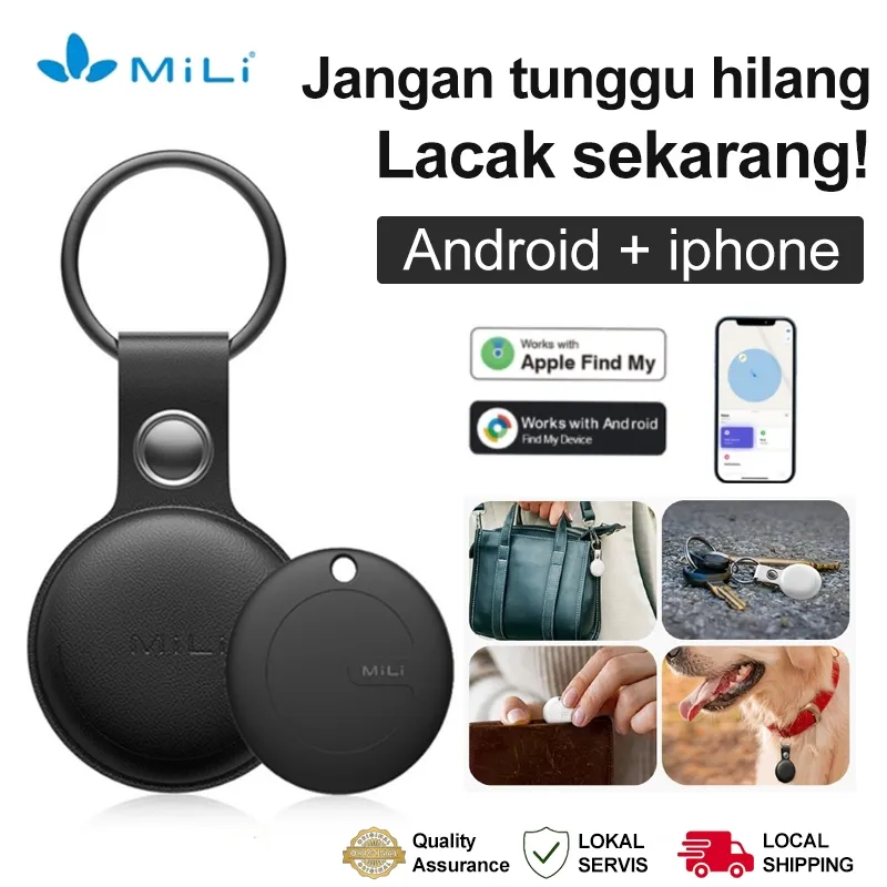 MiLi Mitag Anti Hilang Pencari lokasi GPS Bluetooth Tracker Mini Anti Locator,Android iphone
