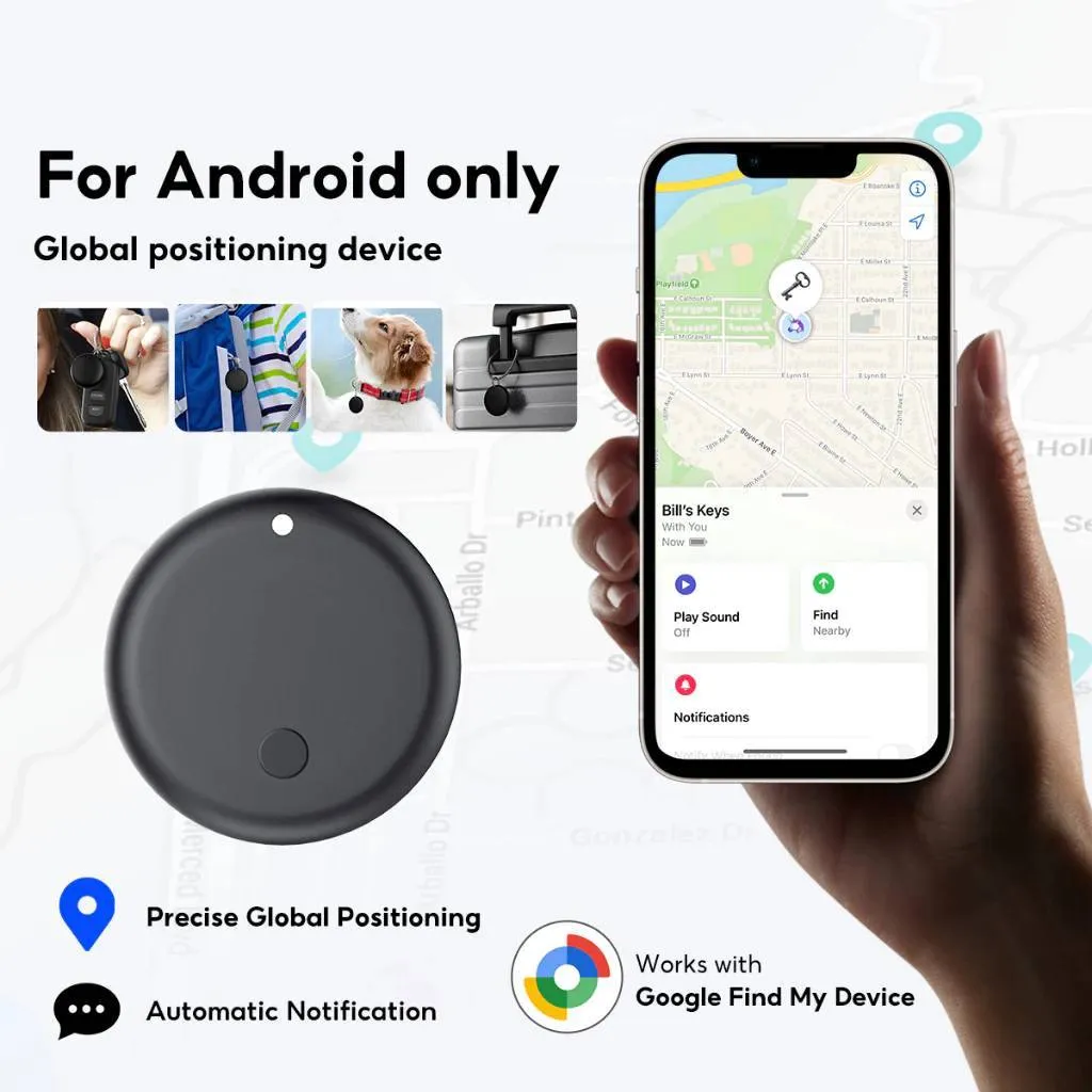 Shotgo ST03 Mini Smart Anti-Lost Tracker Bluetooth Locator Compatible Android IOS Portable Position Finder for Keys Pets Bags Kids