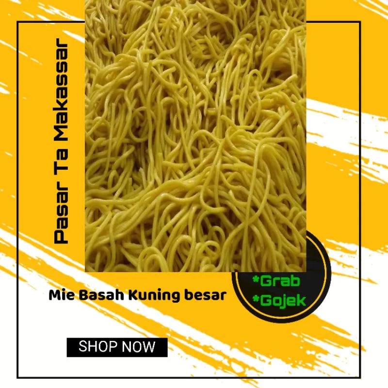 Mie Halus kuning Mie Halus Putih bahan mie titi bahan Mie kering