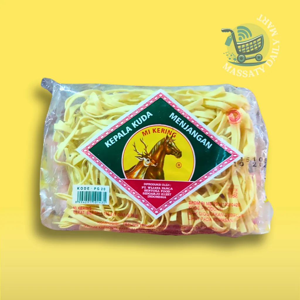 MIE KERING KEPALA KUDA MENJANGAN 100gr