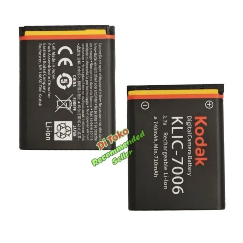 Rc - Battery Kamera Batre For M23 M200 Batrai Easy share M522 M550 M530 Klic 7006 Batere M577 M552 M883 M5370 M583 Klic7006 M750 MD30 M873 Mini Touch Kodak Easyshare M22 Baterai Camera PIXPRO FZ55 Zoom 522 532 575 530 Batrei M531 M575 M580 M532 M5350