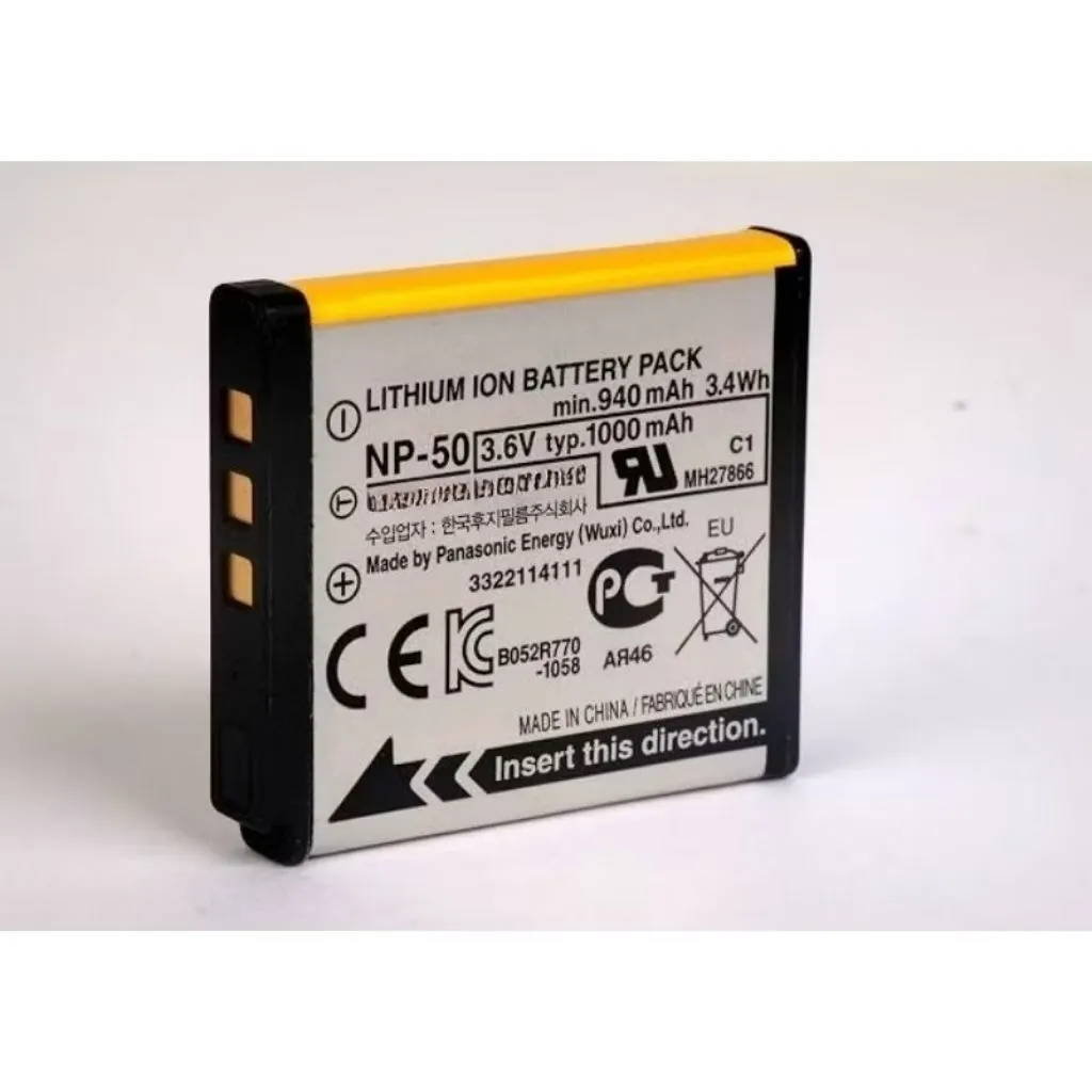 RC - Baterai For Fujifilm Fine Pix F75EXR F80EXR F305EXR F200EXR F80 F305 F200 F300 NP50 FD EXR Batrei F505EXR BC 50 Batere F500EXR BC50 Batrai F300EXR NP-50 F50 F60 F100 F70 F85 F75 Reco Battery Kamera F50FD F60FD Batre For Finepix F100FD F70EXR F85EXR