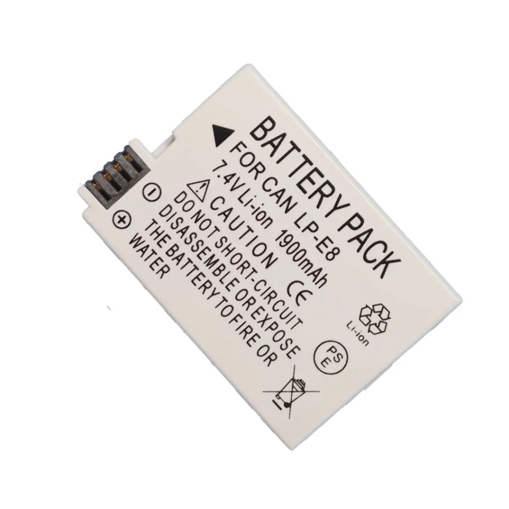 Canon Battery Kamera Lp E8 Baterai For Charger Lc e8c Batrai Eos 550D 600D Batrei Camera DSLR 650D Batere Kamera LcE8 Bateri Slr 700D Rebel T2i Batery Rebel T3i T4i Batray Rebel T5i Kiss X4 Baterei Kiss X5 X6 Rc Baterey Kiss X6i X7i Battre Lpe8