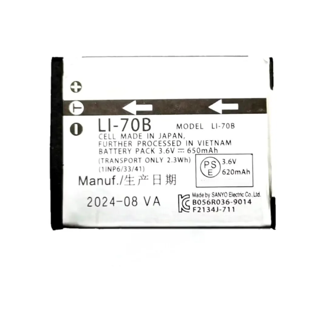 RC - Baterai For Camera 5040 X940 VG 110 120 130 Batrei VR-130 Li70 70c D-705 710 Batere VR-120 140 145 VG110 VG120 VG130 VG145 VG150 VR120 VR140 VR145 VG160 FE4020 FE4040 Batrai 145 150 Li-70b Li70b 160 D-715 140 Reco Battery Olympus Batre FE-4020 4040