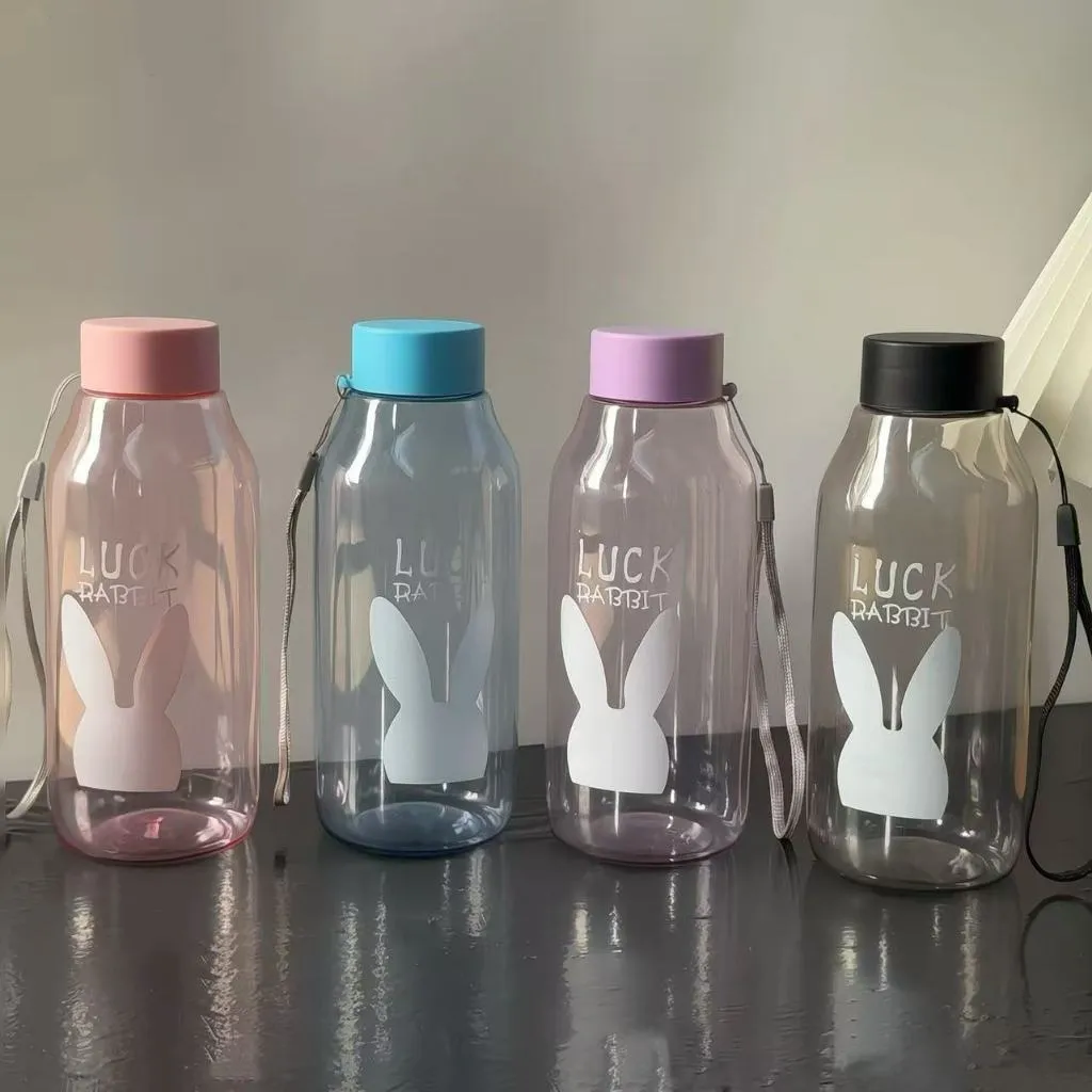 TZB50 BOTOL MINUM PLASTIK RABBIT LUCU BOTOL ANAK UNIK TERBARU 500ML BOTTLE  INFUSER WATER BPA FREE