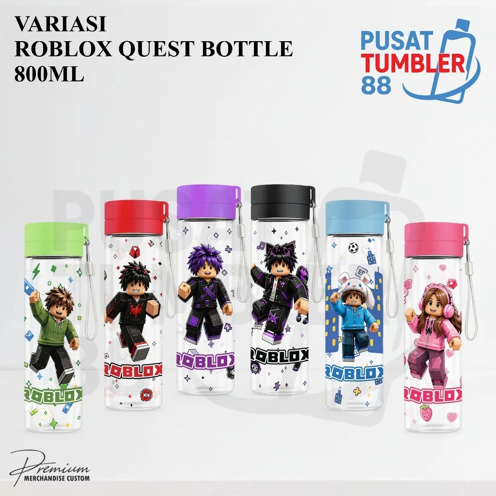 Botol BP Portable 800ml Roblox - 02 | Tumbler Roblox Premium 800ML | Botol Minum Anak Estetik Viral