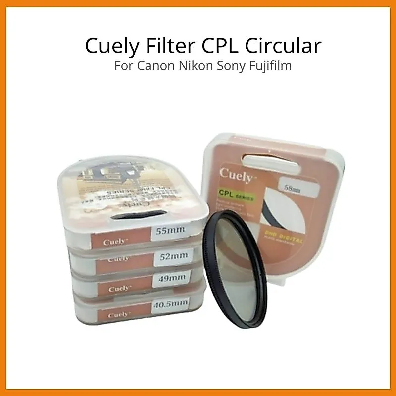 filter CPL cuely, circular polarizer, foto air, alam, langit, 49mm 55mm 58mm 62mm 67mm 72mm 77mm