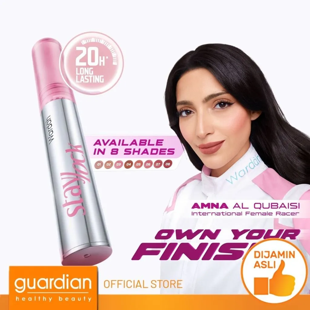 Wardah Staylock Lip Matte: 20H+ Long lasting Lip Cream, Real Life Approved! - Lip Matte Ringan Nyaman Smooth Long Lasting Foodproof Waterproof Matte Lipstick Lipcream Make Up Lip cream Intense Transferproof dan Tahan Lama Hingga 20 jam* - Makeup
