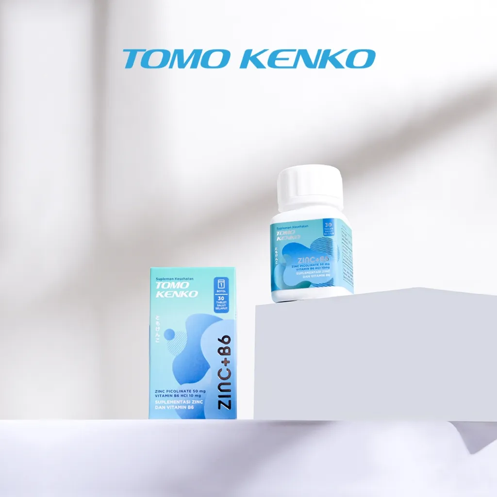 Tomo Kenko Zinc Picolinate + B6 | Acne & Imun | High Quality