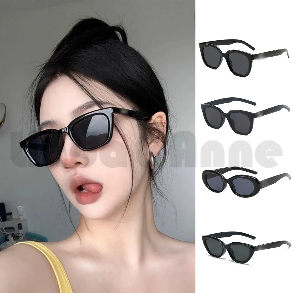 L&A - Kacamata Hitam Model Retro Sunglasses Fashion Anti Sinar Uv Kaca Mata Unisex