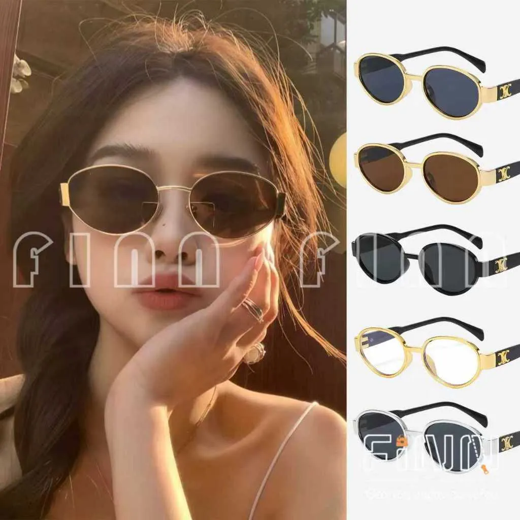 Finn Kacamata Hitam Wanita Oval Retro Sunglasses Kacamata Cewek Elegan Lensa Anti Sinar UV400
