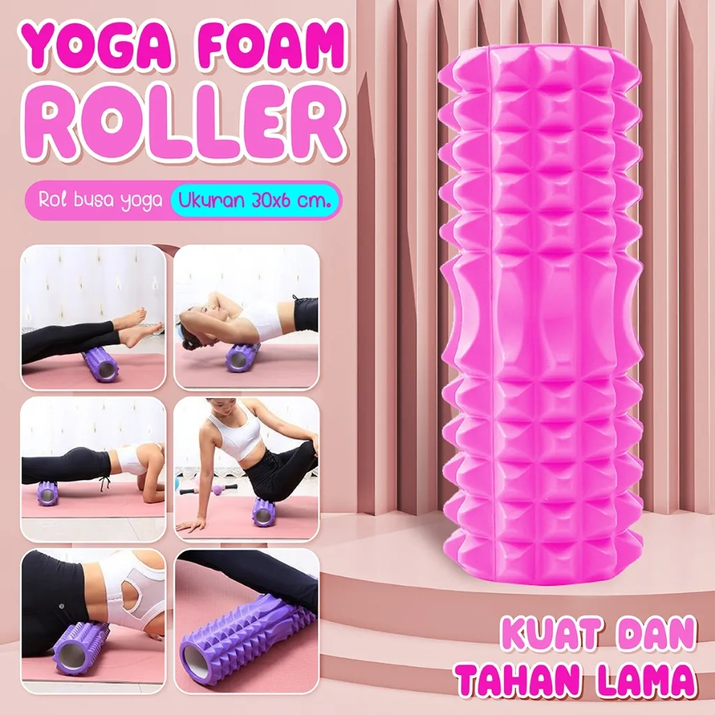 HTD SPORT Foam Roller Yoga Senam Alat Olahraga Gym Fitness Pria Wanita 6001S