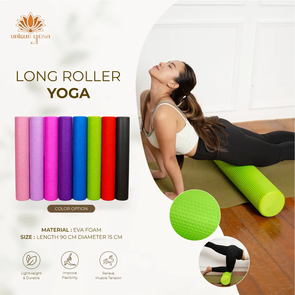 Foam Roller Block / Foam Roller Block 90cm / Eva Foam Roller Block Yoga / Roller Block Yoga Murah / Foam Roller Yoga Block / Eva Roller Block / Roller Block 90cm / Rumbler Foam Roller