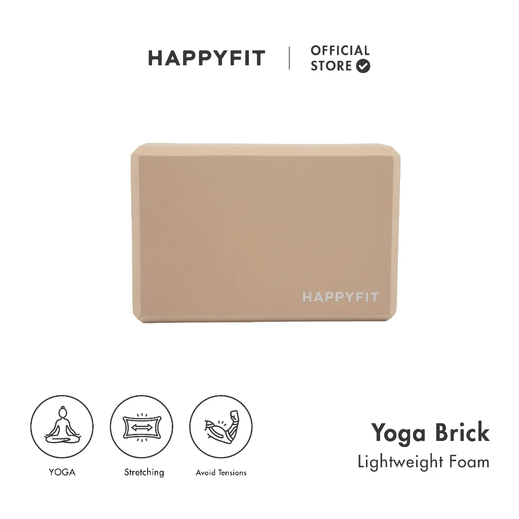 HAPPYFIT - Yoga Brick / Yoga Block / Balok Yoga
