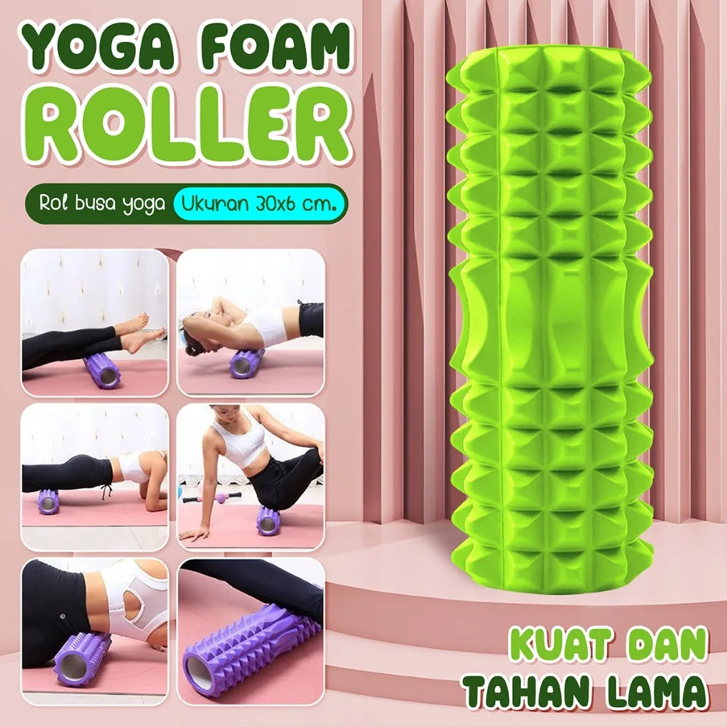 Better Sport Foam Roller Yoga Senam 30cm Alat Olahraga Gym Fitness Pria Wanita