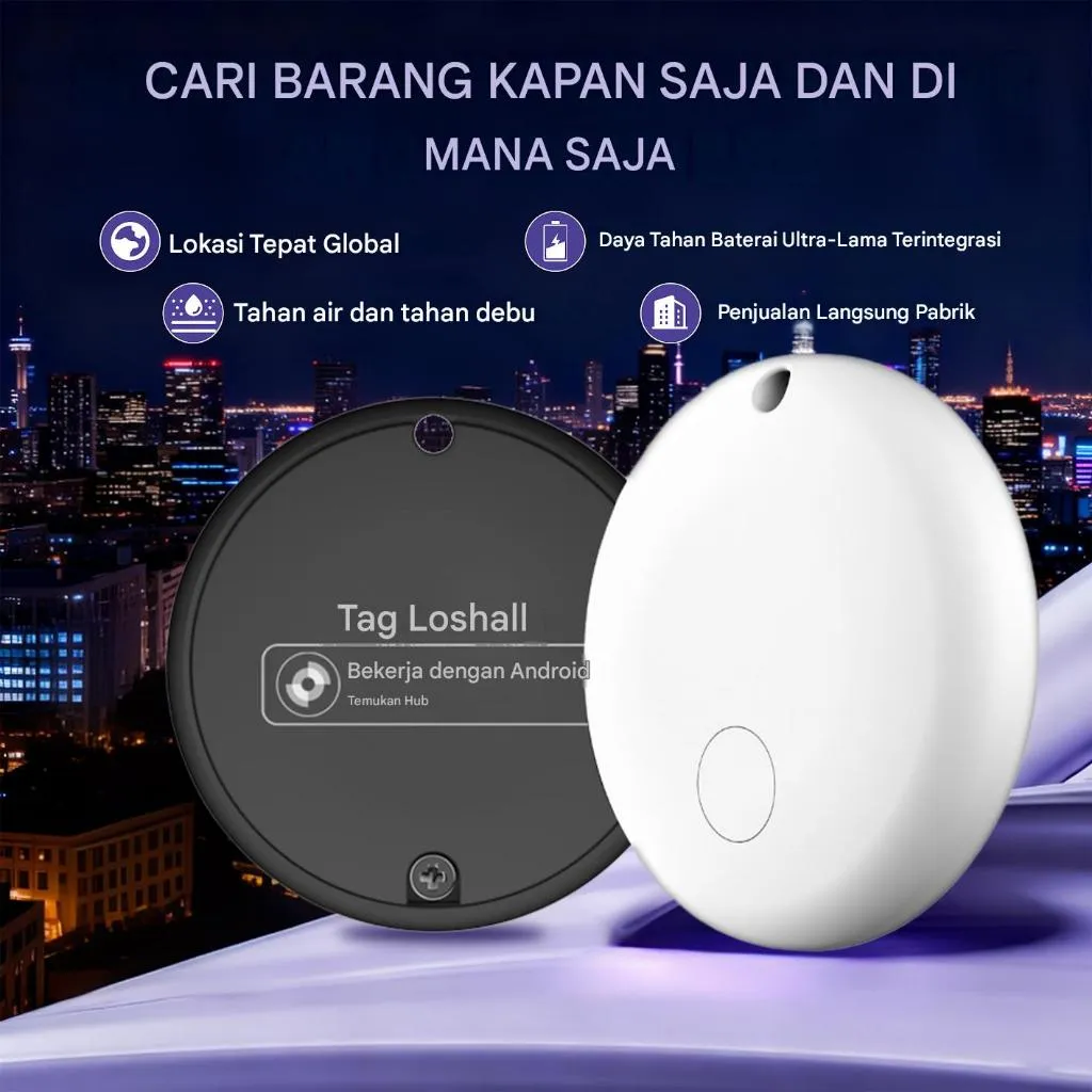 Smart Finder Tracker (Android)Perangkat Pinter Palacak GPS Smart Tag Air Tag Mini Wireless Tracker Anti-hilang