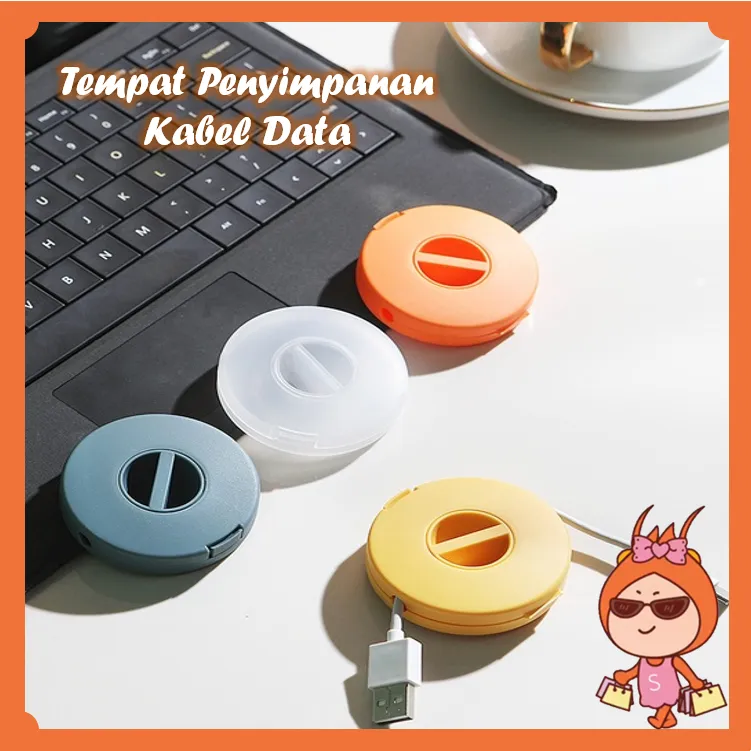 Reseller Welcome - H5940 Tempat Penyimpanan Kabel Data / Kabel Charger / Kabel Headset / Portable Cable Organizer / Kotak Organizer Kabel