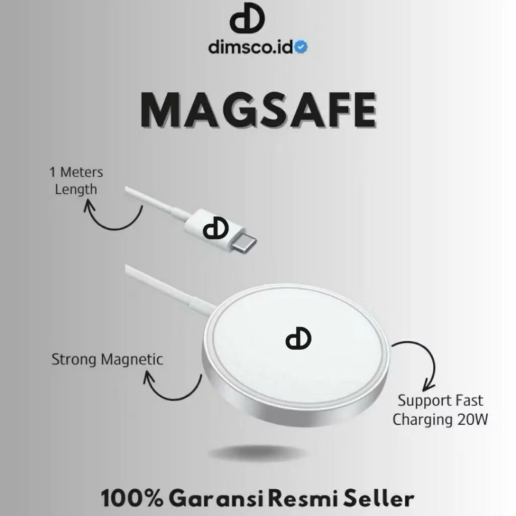 [ TERMURAH ] MAGSAFE CHARGER MAGNETIC WIRELESS CHARGER CHARGING TYPE C 20W FAST CHARGING  FINAL UPGRADE ( SERIAL TEMBUS )