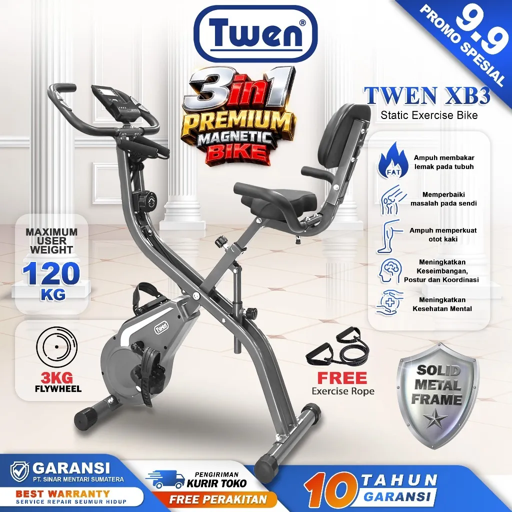 TWEN XB3 Sepeda Statis Exercise Bike
