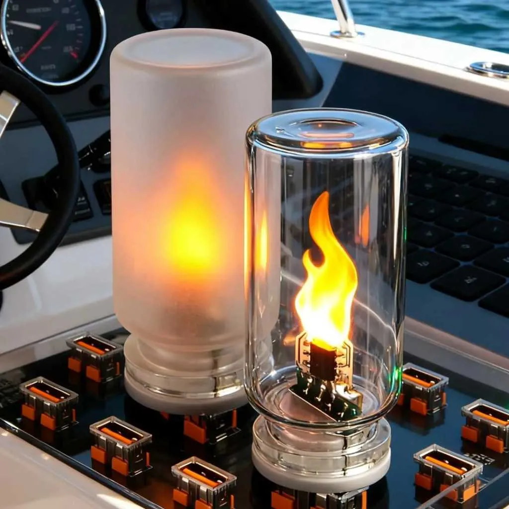 LAMPU ATMOSHPER API UNGGUN USB LAMPU MOBIL LAMPU TIDUR HIASAN DEKORASI RUANGAN UNIK EFEK API USB CAS
