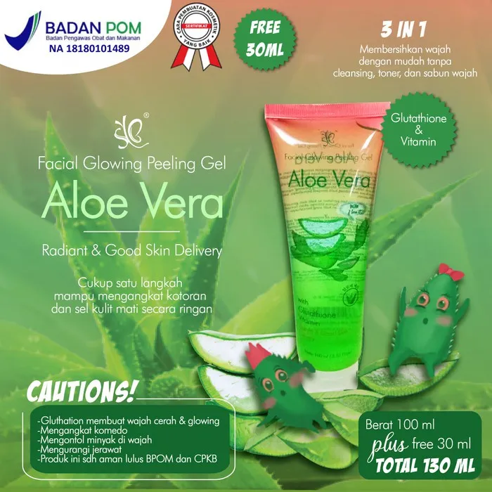 FLEURI | READY FYC - SYB SBY PEELING GEL ALOE VERA CHARCOAL MILK N SNAIL FACIAL GLOWING GLOW PEELING GEL MUKA SYB SBY EXFO GEL 130ml BPOM