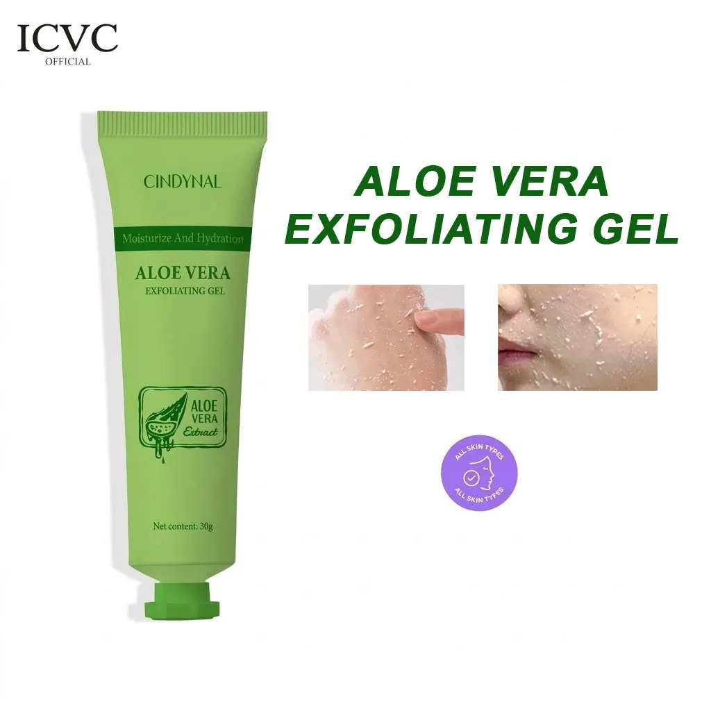 CINDYNAL Exfoliating Gel Aloe Vera 30ml – Gel Eksfoliasi Lembut untuk Membantu Mengangkat Daki