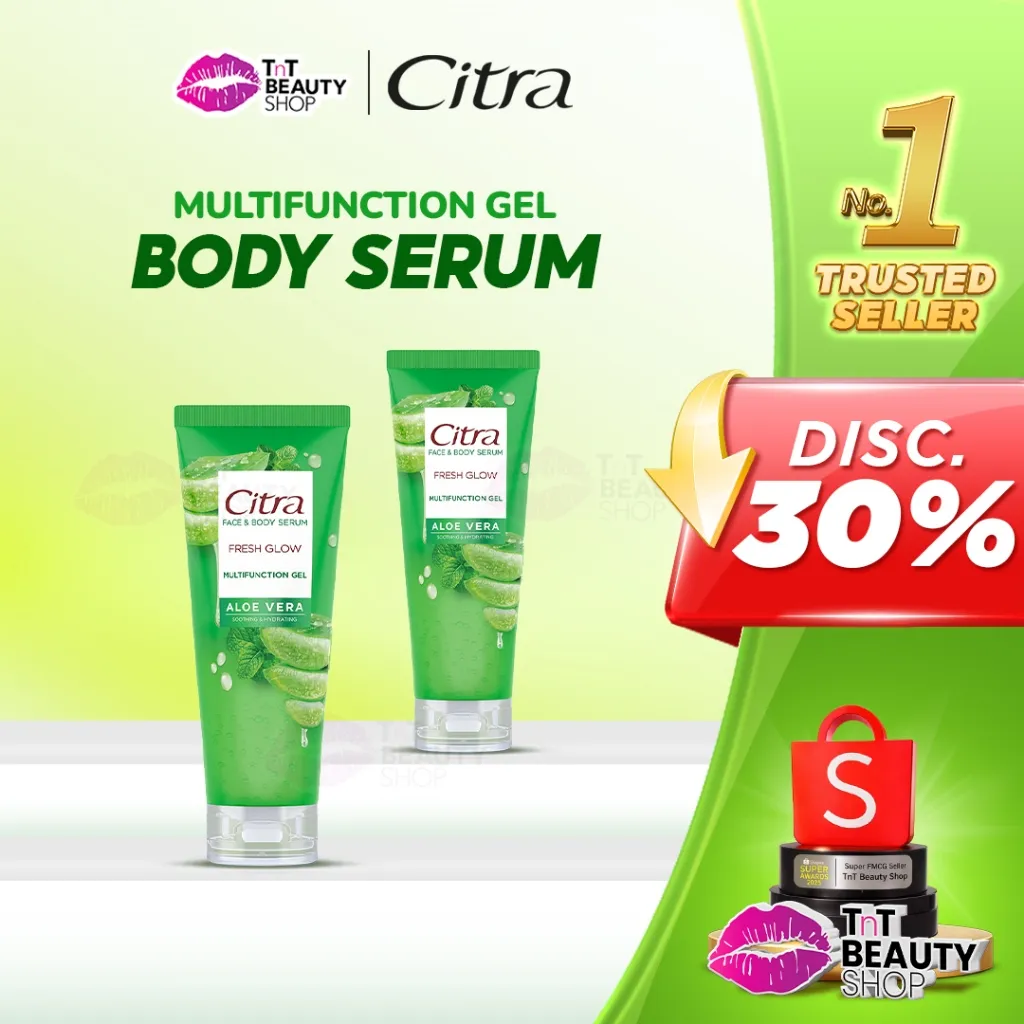 Citra Fresh Glow Multifunction Gel UV 180 ml - Coconut - Aloevera - Tomato | TnT Beauty Shop