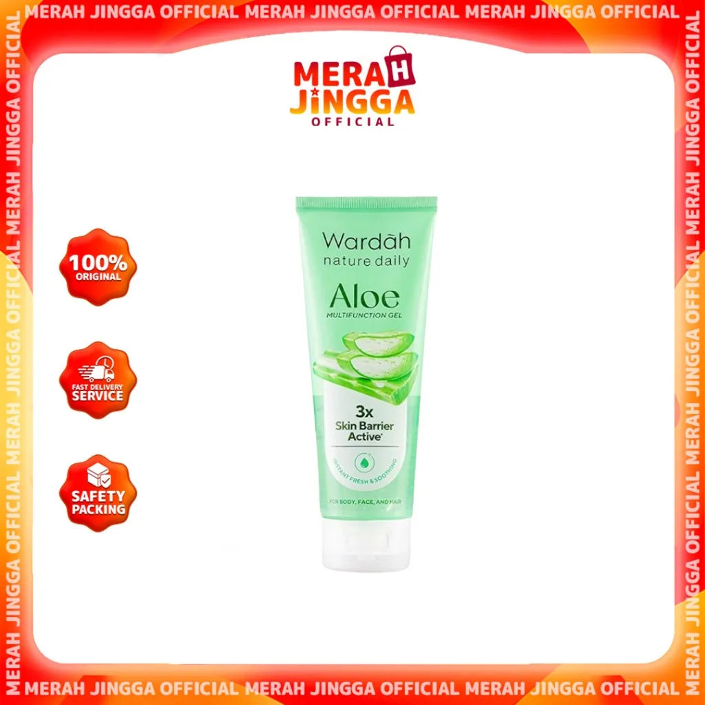 Wardah Hydramild Multifunction Aloe Vera Gel - 100 ml | Merah Jingga Official