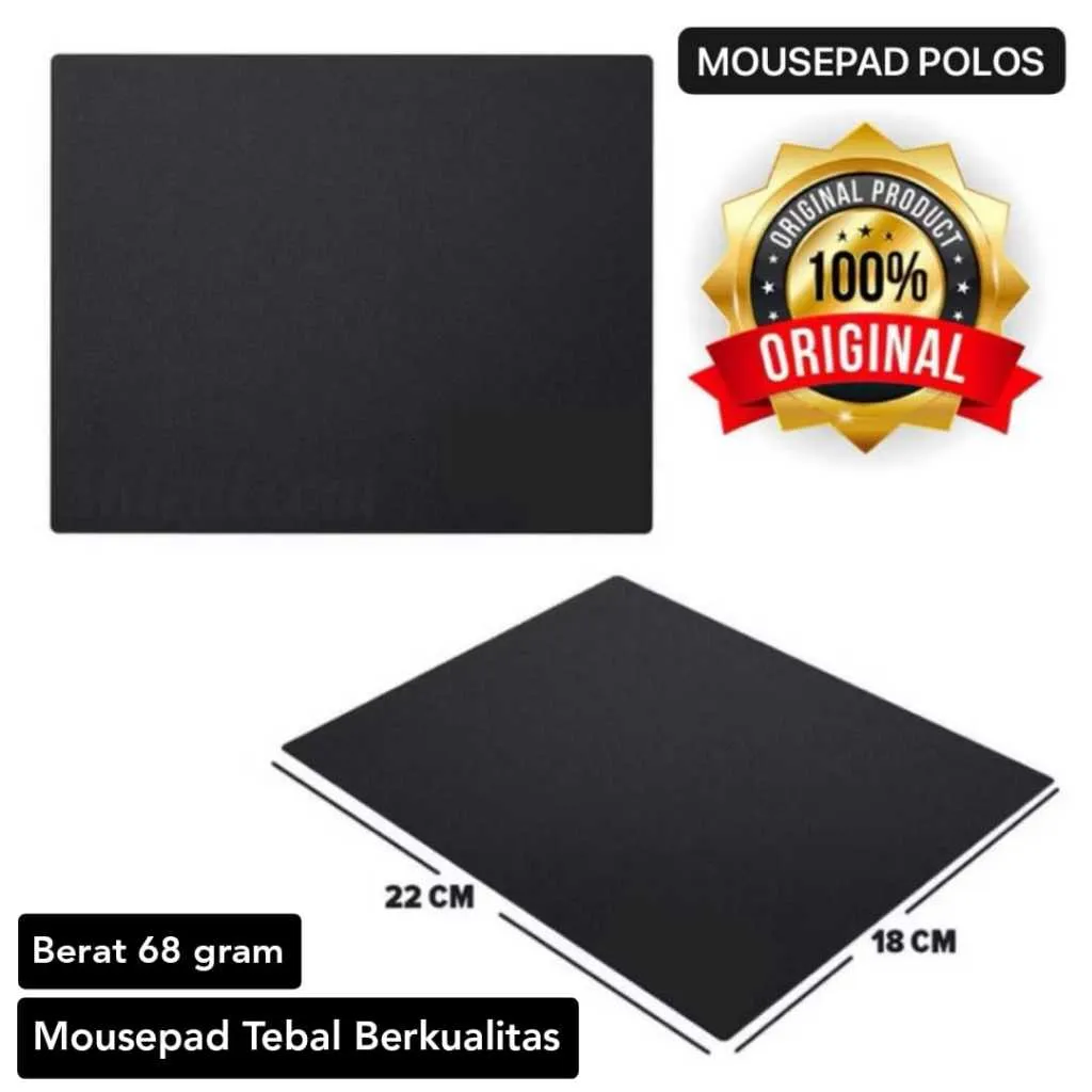 Alas Mouse / Mousepad / Mouse Pad / Tatakan Mouse Termurah Ukuran 18 X 22 CM