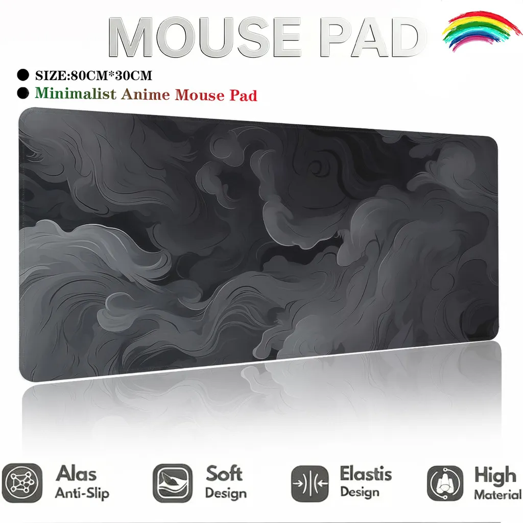 PELANGICASE Professional E-Sports Mouse Pad Extra Large Computer Keyboard Pad Laptop Anti-Slip Mouse Pad Thickened Locking Edge Mouse Pad Aesthetic 80cmX30cm
