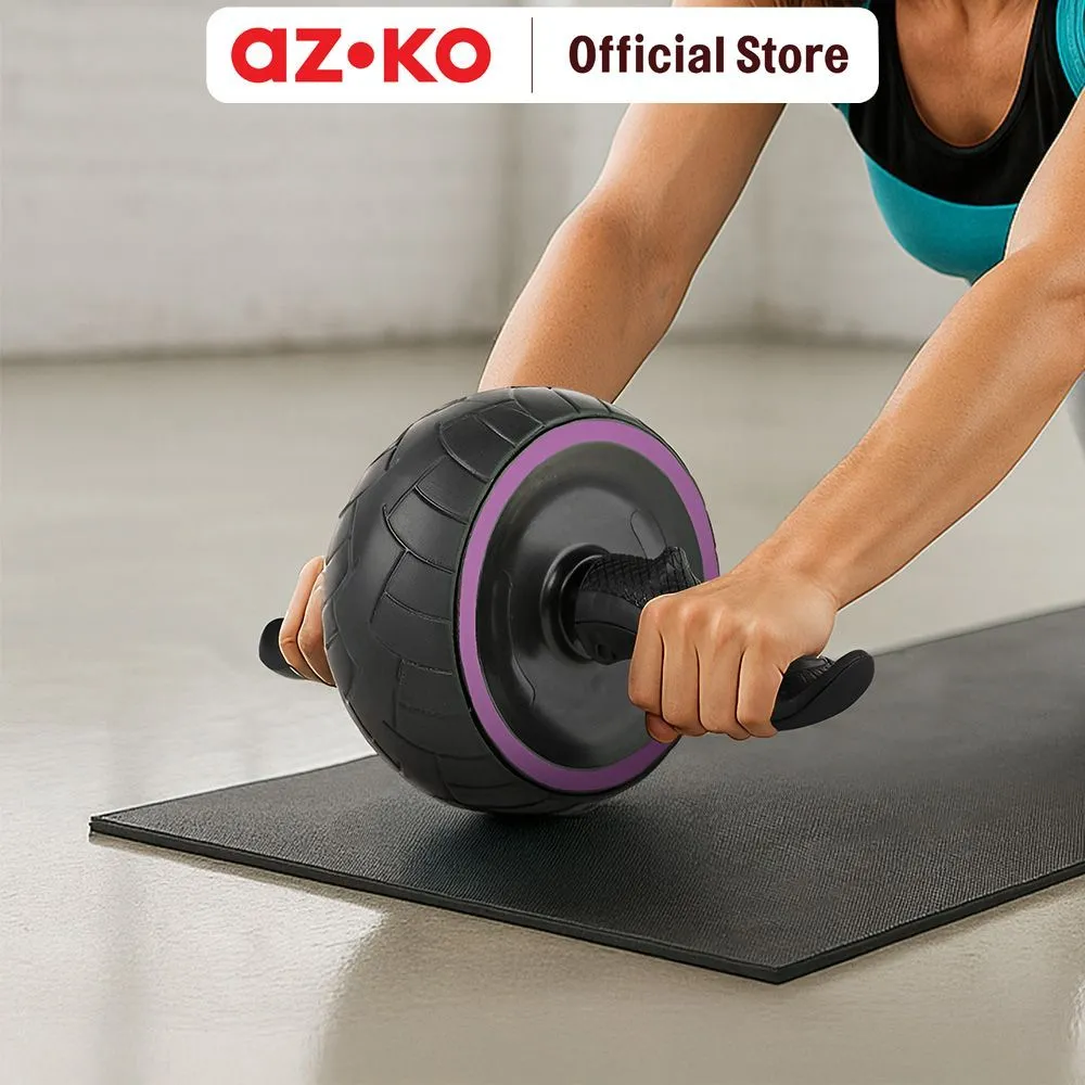 AZKO Kinetic Abdominal Roller Exercise Alat Perut Core Trainer Fitness Rumah
