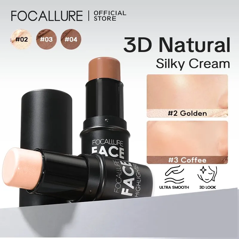 FOCALLURE Silky Cream Highlighter / Contour Stick- 3 Colours