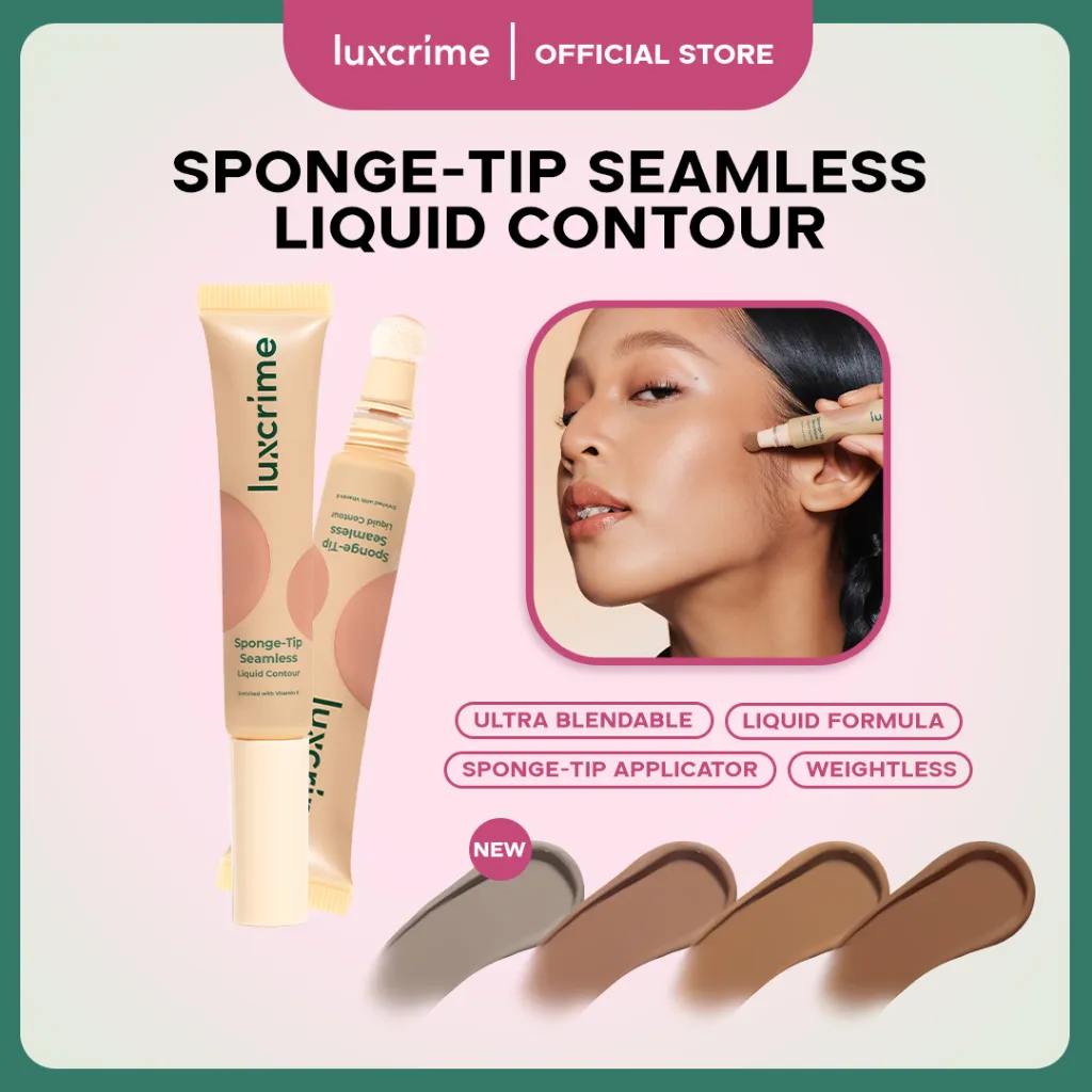 [NEW SHADE] Luxcrime Sponge-Tip Seamless Liquid Contour