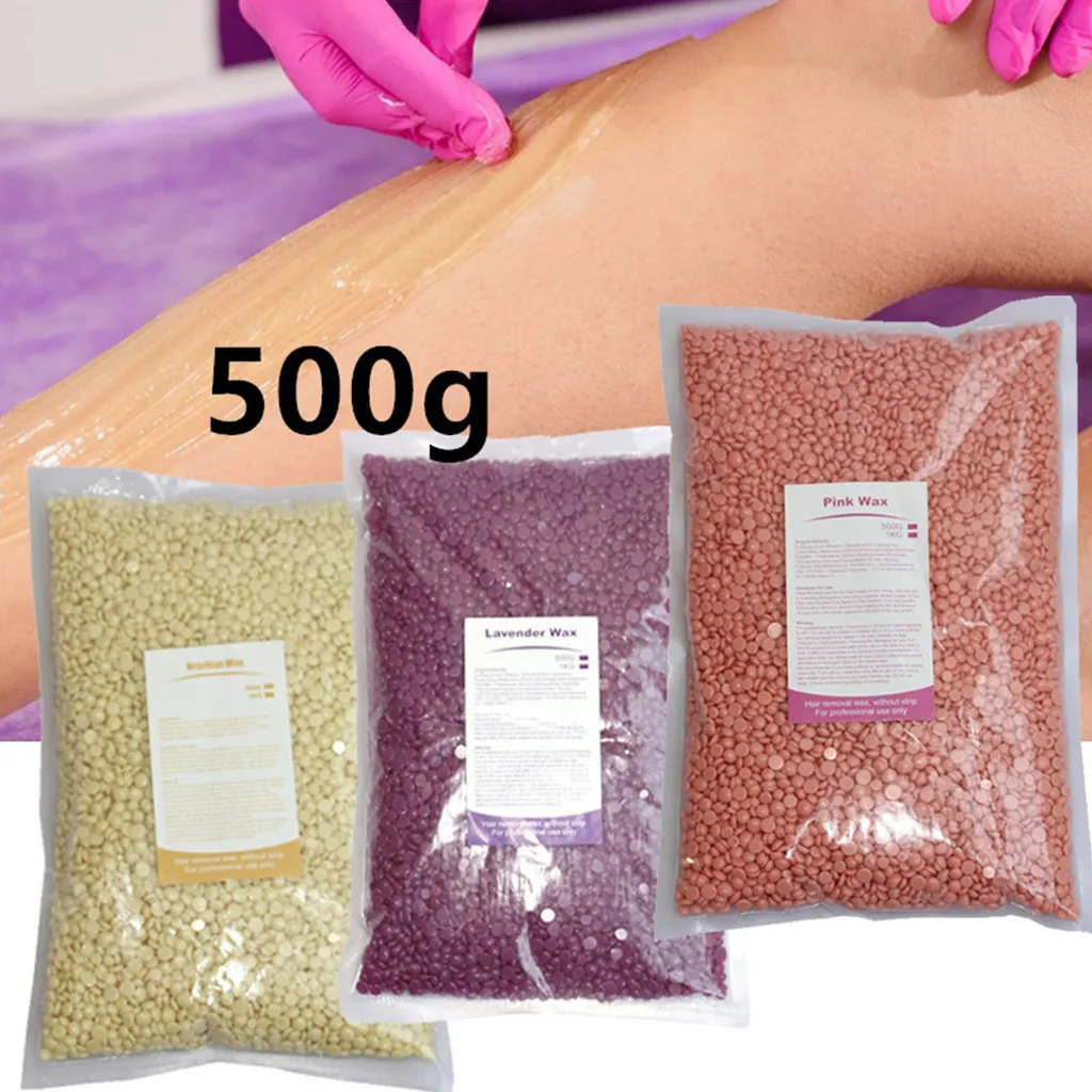 Beans Wax Personal Natural Wax Painless Removal Wax Tanpa Rasa Sakit Hard Wax Beans 500 G
