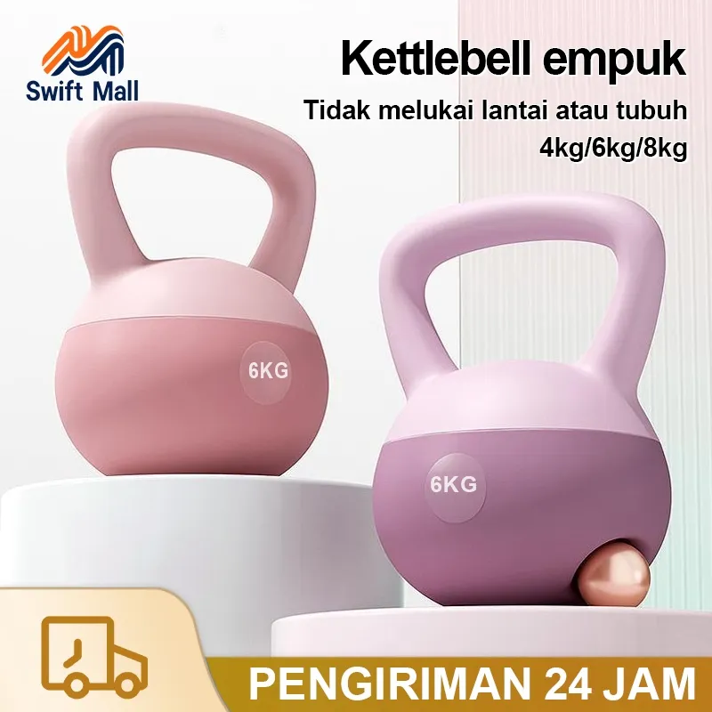 Swift Mall Kettlebell Dumbbell  4KG 6KG 8KG /Weight Lifting Dumbbell /Mini dumbel /Peralatan Kebugaran Rumah