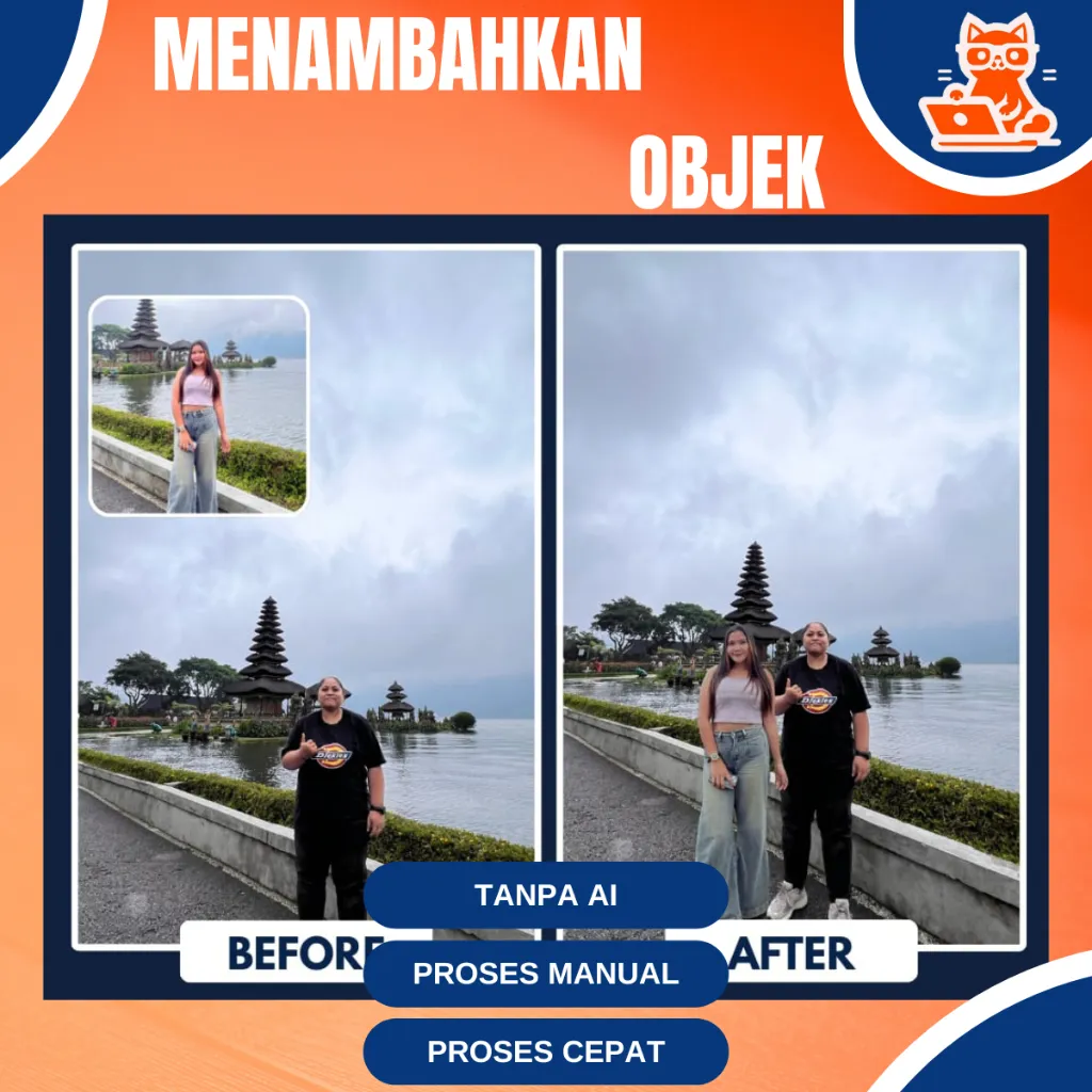 PROFESIONAL EDITING MENAMBAHKAN OBJEK KEDALAM FOTO I EDIT NAMBAH OBJEK I EDIT NAMBAH ORANG I EDIT PROFESIONAL RESTORASI FOTO JADUL RESTORASI FOTO RUSAK I RESTORASI FOTO KENA AIR I EDIT PHOTOSHOP I RESTORASI FOTO I EDIT PROFESIONAL